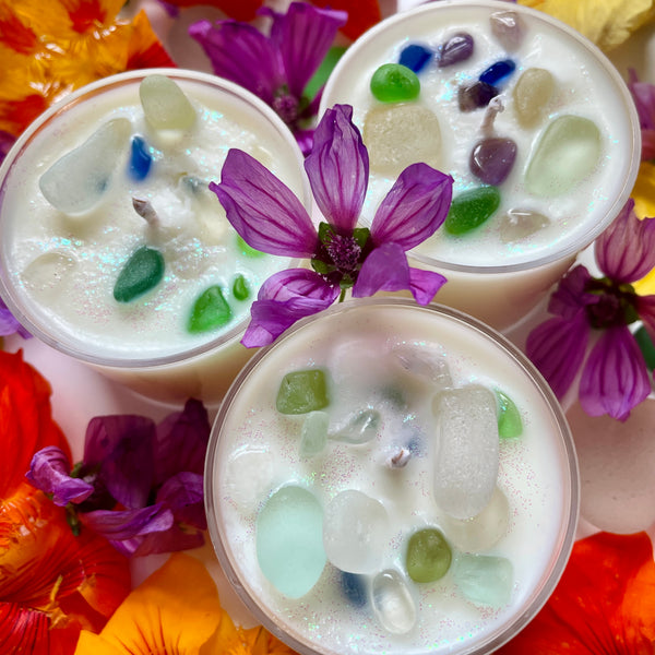 Preorder - Sea Glass Mermaid Candle ~ Spa Tealight