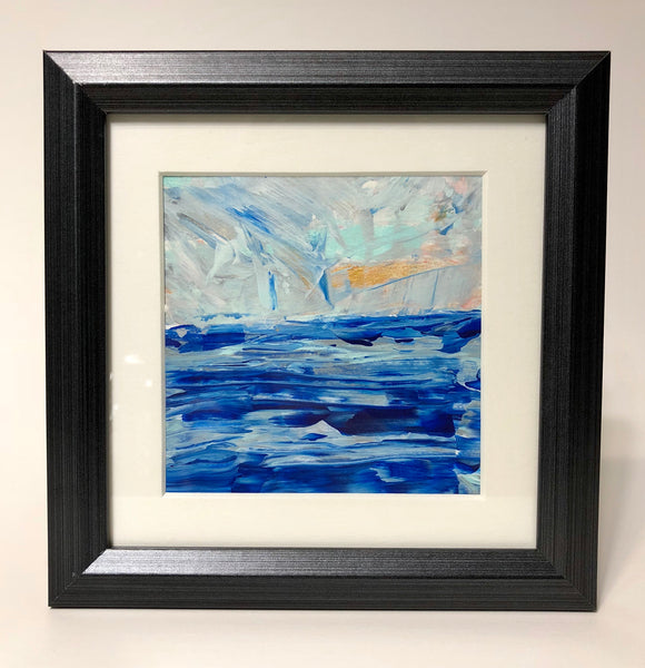Calm After The Storm - 5x5 Acrylic Painting