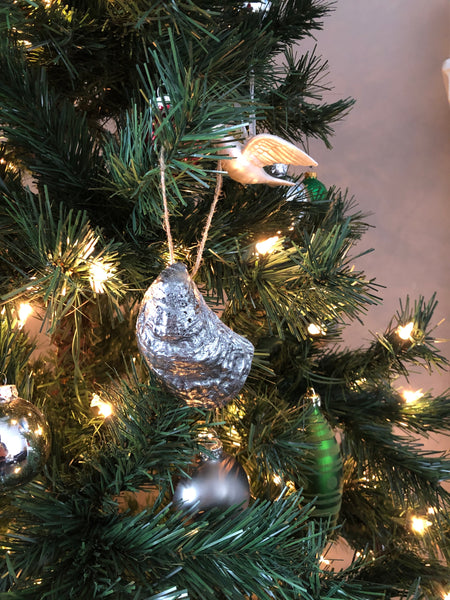 Holiday Sea Glass & Shell Ornaments