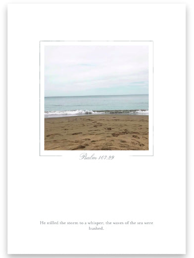 Canada Coastline - Love & Faith  - 5x7 Matte Premium Cardstock Print